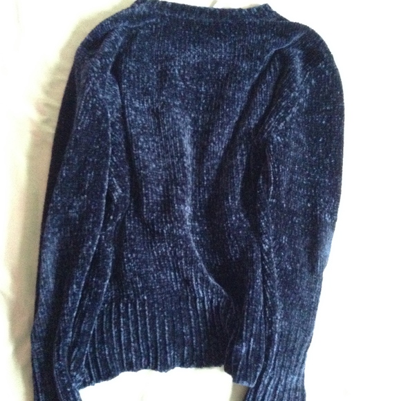 Girls Navy Blue Sweater. - Picture 2 of 2